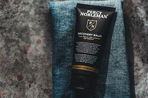 Recovery Balm by Percy Nobleman. Aftershave Balm. Post Shave. Oil Control Moisturiser for Men 100ml, black - Image 7
