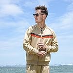 W JIANWANG Men's Casual Tracksuits Long Sleeve Jogging Suits Sweatsuit Sets Track Jackets and Pants 2 Piece Outfit - Image 2