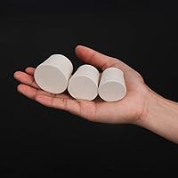 Vista 5 de 5 piezas (5 tamaños surtidos) #6 - #10 tapones de goma sólida, cada tamaño un surtido