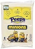 Peeps Limited Edition - Marshmallow Minions - 6 Minions Per Pack - 3 Packs Included (18 Minions)