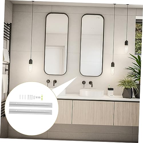 Image of DOITOOL 3sets French Cleat Hanger Kit Metal Picture Frame Mirror Mounting Brackets Easy to Install Interlocking Hardware for Art Shelves and Wall Decor