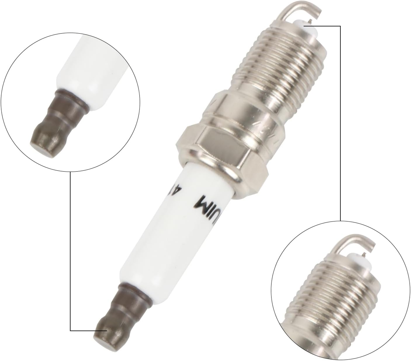 UF414 Ignition Coils And Iridium Spark Plugs & Wires Set of 8 Fit for Chevy Silverado 1500 for Express 1500 2008-2014 for Tahoe 2007-2014 4.8L 5.3L 6.0L 6.2L Coil Pack Set Replace 12573190