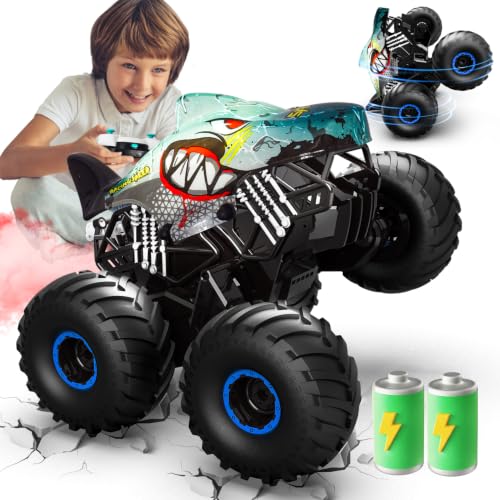 1/16 Hai Monstertruck Ferngesteuert mit Stomp, Spray, 360°Drehung, & Musik