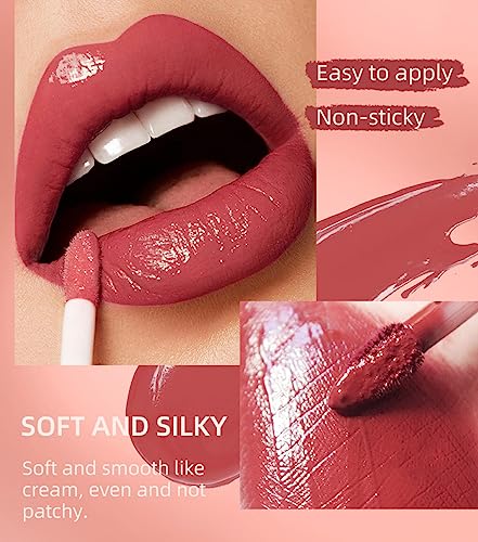 Maepeor All In One Lip Kit 3 In 1 Smooth Lipliner Lipgloss And Lipstick Set With Matte Velvet Liquid Lipstick Hydrating Moisturizing Lip Gloss And Waterproof Creamy Lip Liner (Kit 02, Cupid) #TOP4