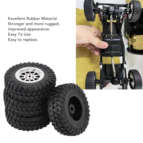 Pneus RC de rechange pour augmenter l'adhérence des crawlers 4 pièces