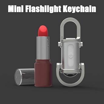Mini Torch, Mini Flashlight Keychain, Mini Keychain Flashlight, Mini Flashlight for Emergency Power, 3 in 1 Flashlight & Power Bank & Keychain (Black+White)