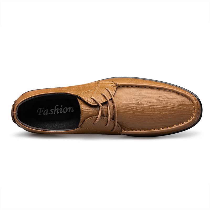 Image of MWX Men's Leather Shoes Loafers Slip On Formal Dress Fashion Casual Comfort Business Walking Shoes