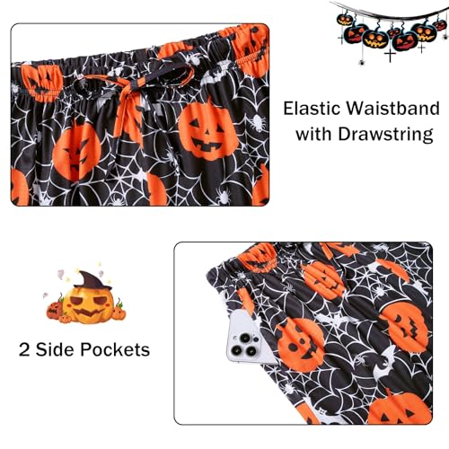 Vogseek Mens Pajama Pants Soft Sleep Lounge Pants Loose PJ Bottoms with Pockets3