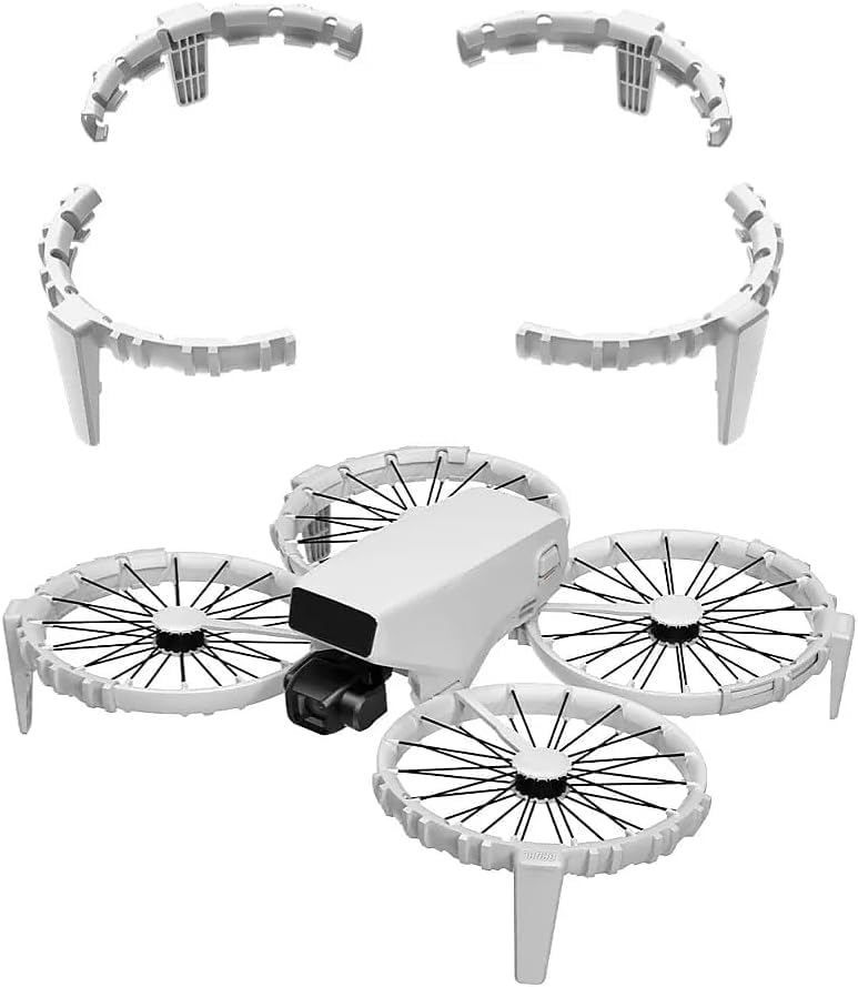 Tangxi Propeller Guard Protector for Flip Drone Accessories, Prop Frames Anti Collision Protection Ring with Raised Landing Gear