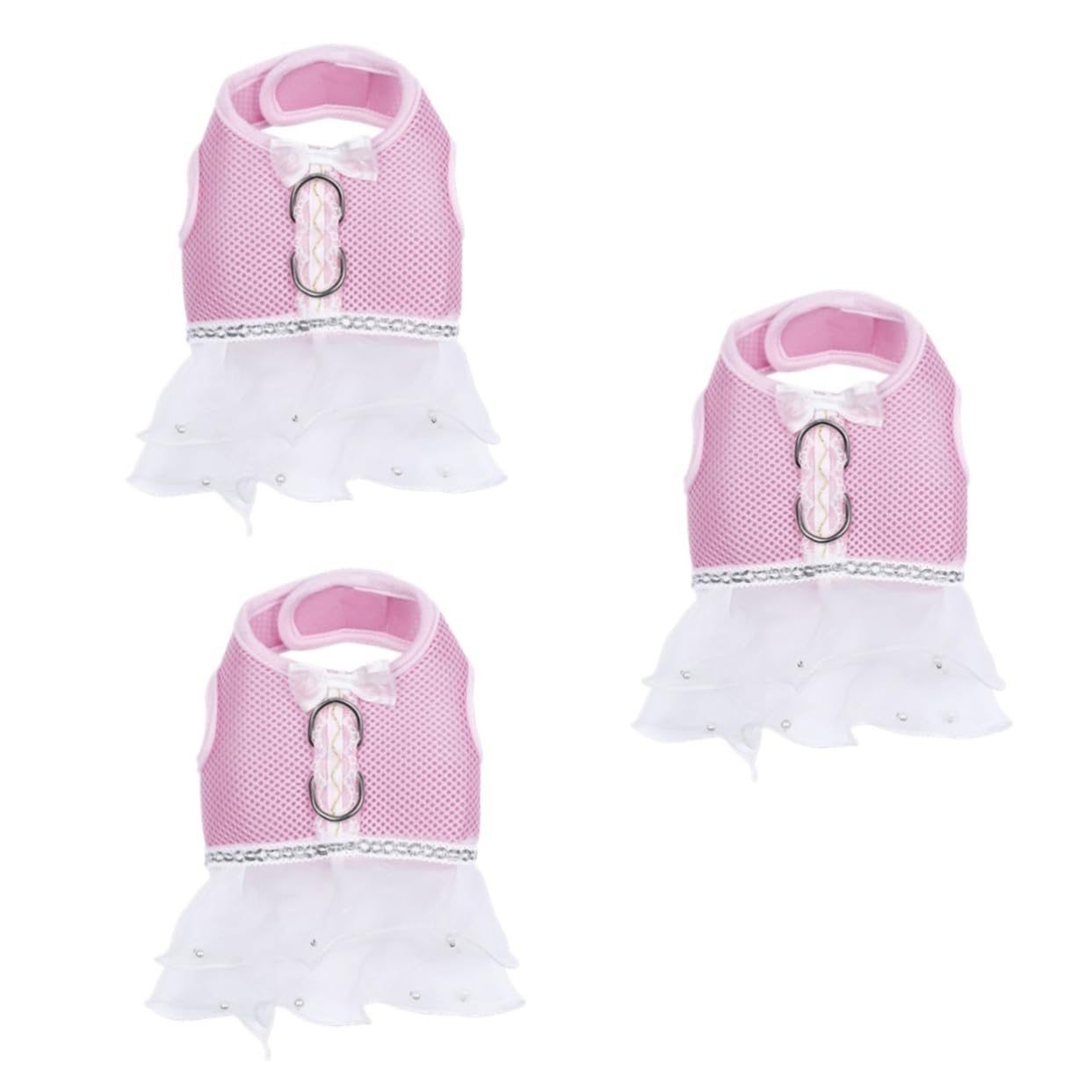 Maille pour chien respirante et robe tulle rose assurant un confort optimal