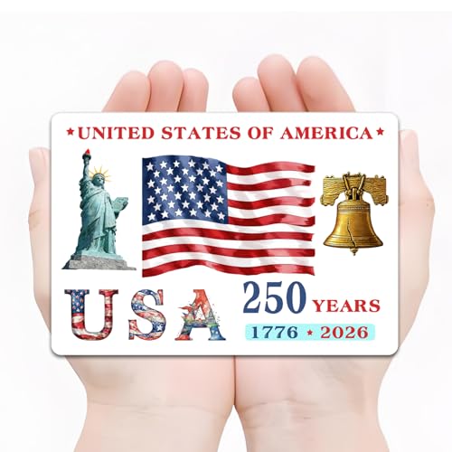 Imán decorativo Estados Unidos 250 años 3.5x5 pulg miniatura 2