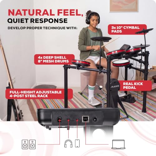 Image of Alesis Turbo Pro Electronic Drum Set
