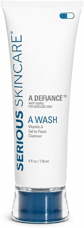 Serious Skincare A Wash Limpador Facial em Gel com Retinol, 120 mL