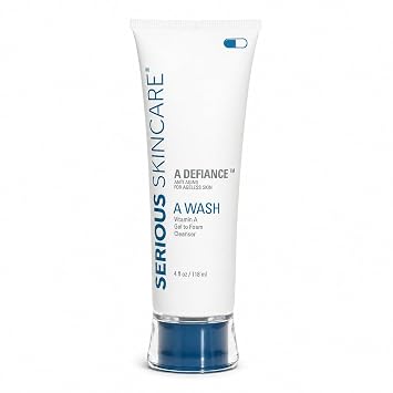 Serious Skincare A Wash Daily Gentle Facial Cleanser with Retinol 4 Fl. Oz.