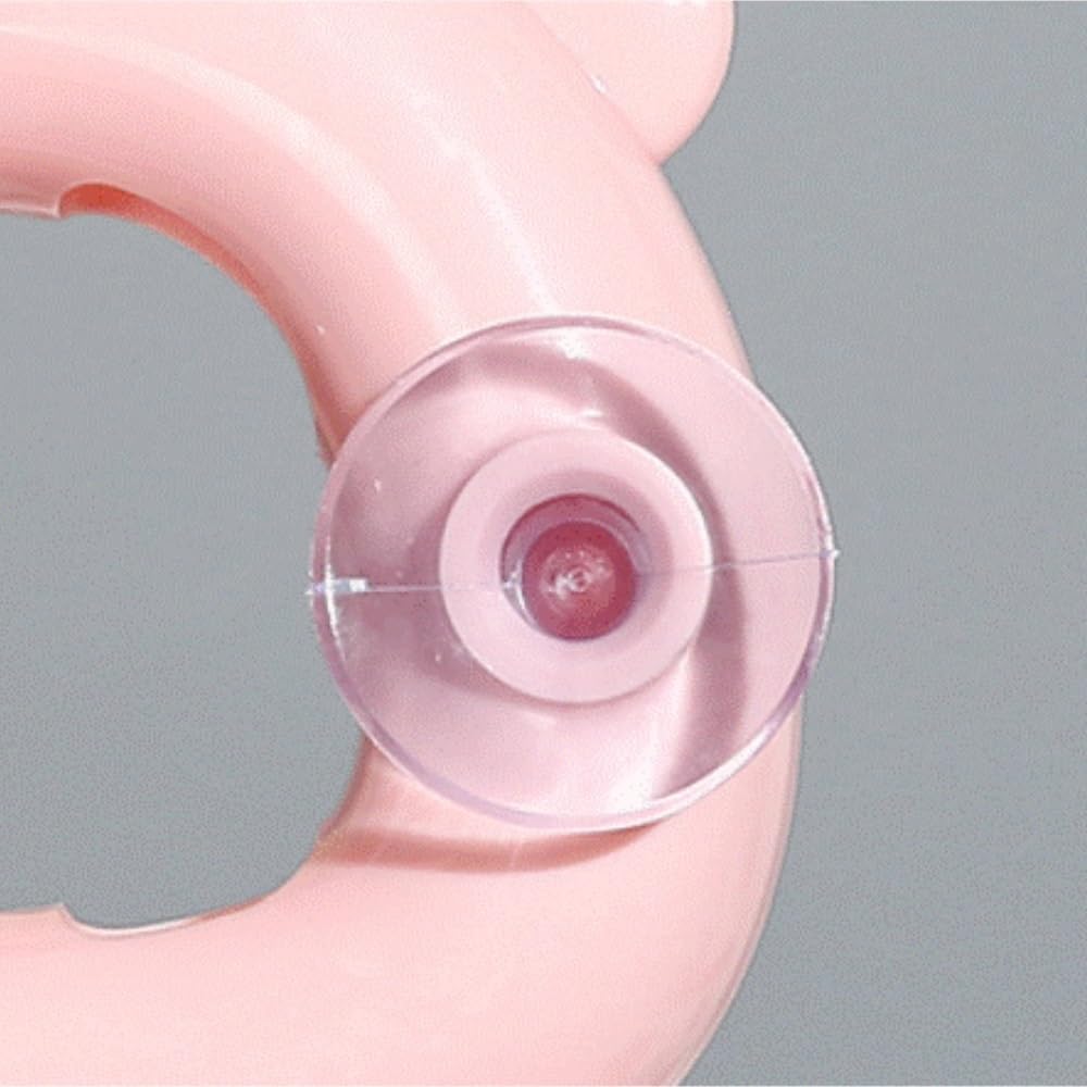 Porta Spazzolino Portaspazzolino Portaspazzolino Da Parete Con Ventosa, Portaoggetti Bagno, Scolapiatti Accessori da Bagno(Pink)