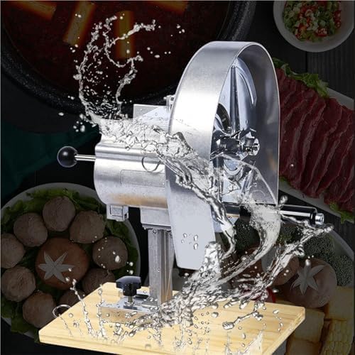 Cortador manual de verduras, cortador de acero inoxidable de grosor ajustable para una preparación rápida y uniforme de alimentos