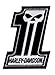 Harley-Davidson #1 Skull Small Patch