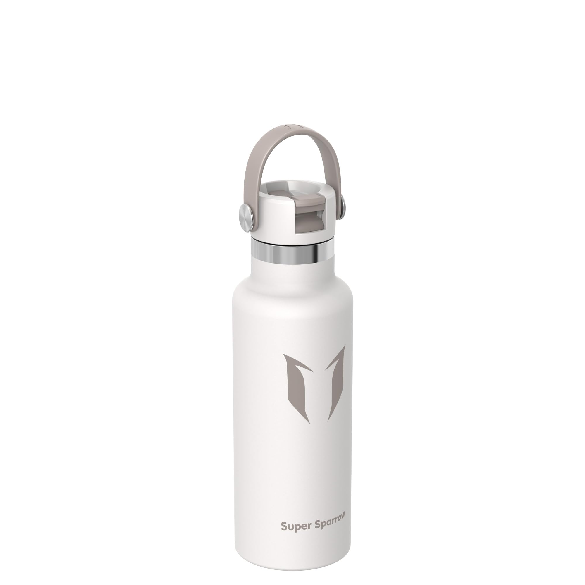 Sparrow Butelka Izolowana 500ml FlipFlow Butelka Sportowa Na Wodę | Szczelna, Do zmywarki, Bez BPA, Stal nierdzewna, Termiczna, Zimna, Ciepła, Szkoła, Dzieci, Sport