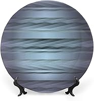 Vista 20 de Platos decorativos, adorno de impresión moderna, acuarela de ramas cítricas de limón, 6 pulgadas, decoración de pared de cocina, verde bosque