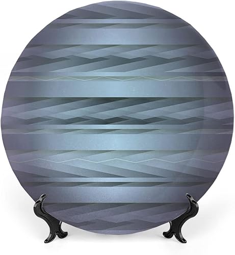 Miniatura 20 de Platos decorativos, adorno de impresión moderna, acuarela de ramas cítricas de limón, 6 pulgadas, decoración de pared de cocina, verde bosque