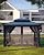 PeacefulHues 10' x 12' Permanent Hardtop Gazebo with Aluminum Frame, Double Galvanized Steel Roof, Curtains and Netting, Outdoor Patio Pavilion for Backyard, Deck, Garden – Gray