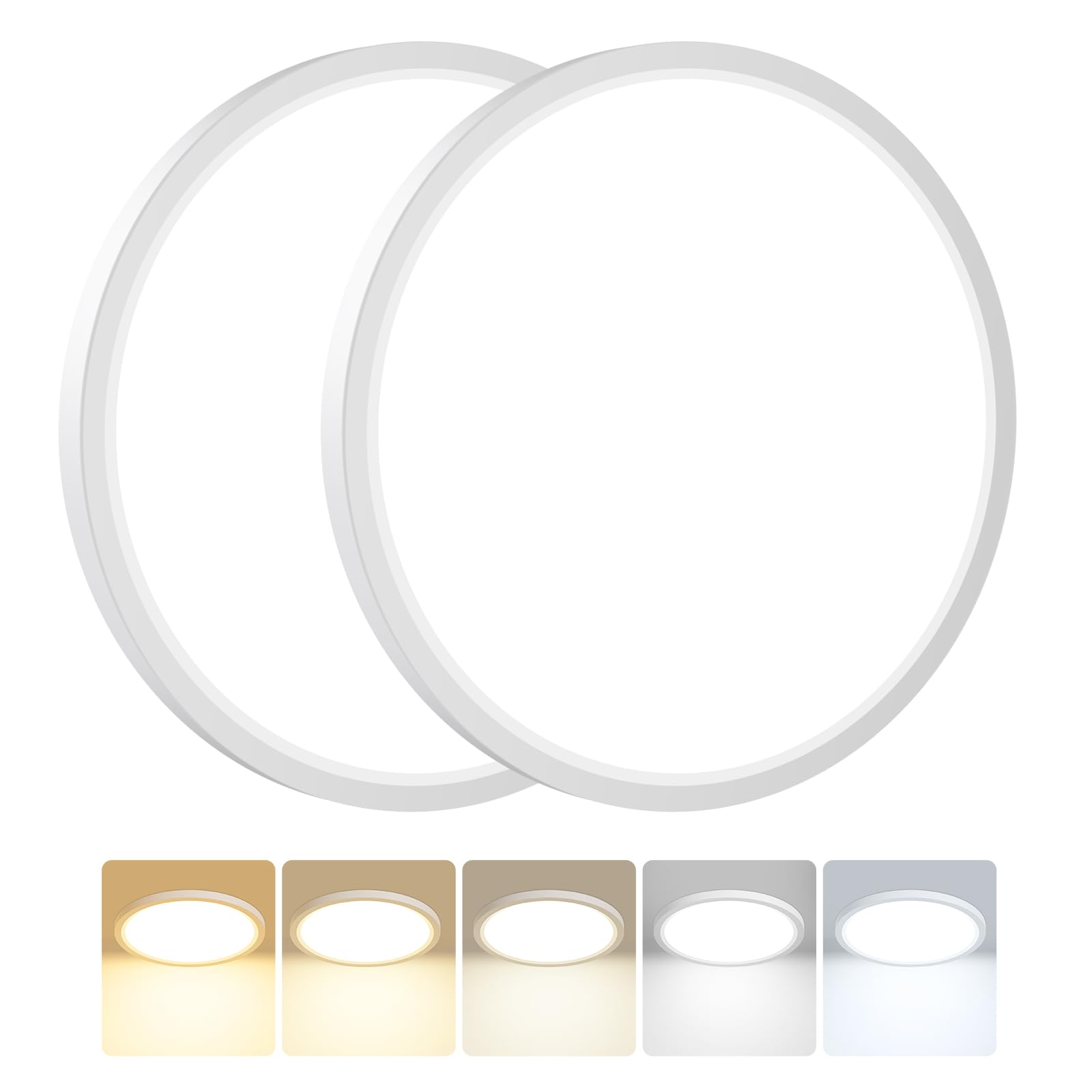 Peasur Deckenlampe LED Deckenleuchte Flach