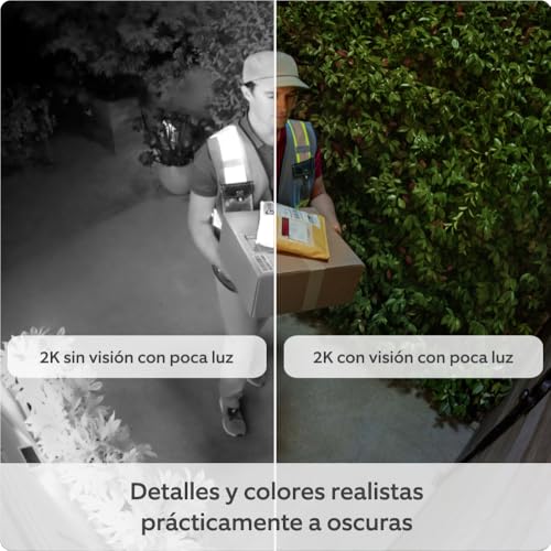 Cámara exterior con batería Ring Outdoor Camera Plus de gran angular 2K 3
