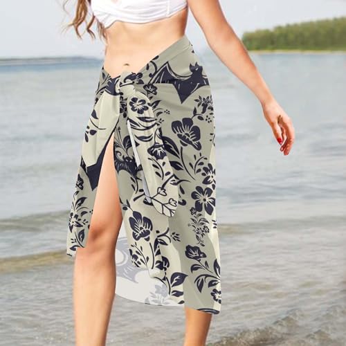 Women's Sarongs Cover Ups for Swimwear Beach Bikini Wraps Jamaica Flag Jamaican Scarf2