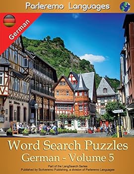 Paperback Parleremo Languages Word Search Puzzles German - Volume 5 [German] Book