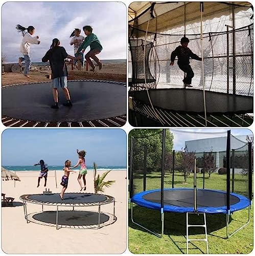Mata zastępcza do trampoliny, odporna na promieniowanie UV, wytrzymała mata bezpieczeństwa do okrągłych trampolin o długości 1,8 m - 4,9 m, dla lepszego doświadczenia podczas skakania