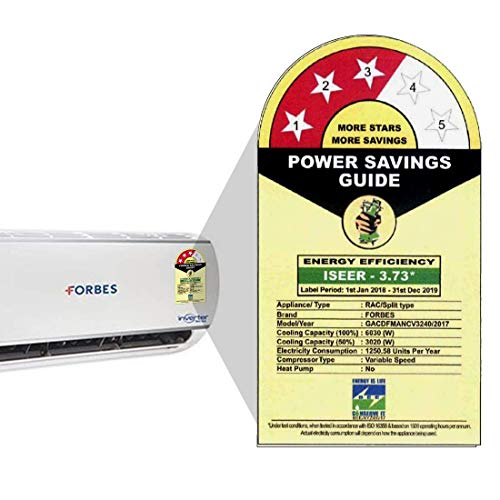 Image of Eureka Forbes Health Conditioner 2 Ton,3 star inverter Split AC (White),eliminates 99% airborne germs