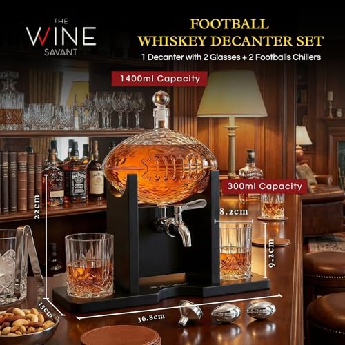 Carafe à décanter les liqueurs pour éviter l'altération des saveurs du scotch