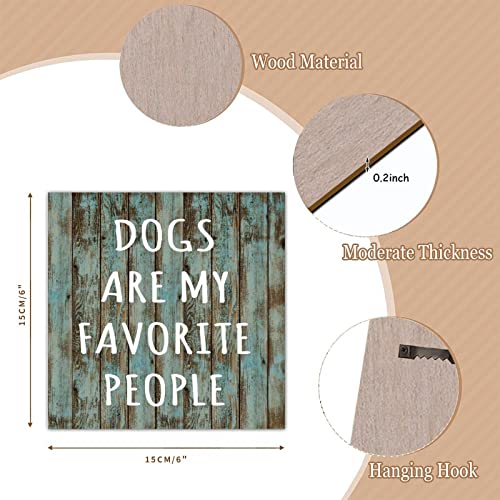 Rustic Wood Pallet Sign Plaque Dogs Are My Favorite People Inspirational Wood Wall Sign Decorative Wood Plank Hanging Sign Door Hanger Sign Wall Decorations For Porch Front Door 6 Inch #TOP1