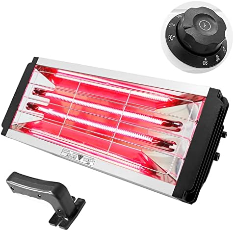 MFUZOP Portable Infrared Paint Curing Lamp 2000W Shortwave Infrared Paint Dryer with 0-90 Timer for Car Body Repair Paint Curing Systems & Body Repair Tool