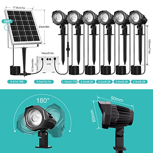 Linke Solar Spot Lights Outdoor Garden - Image 4