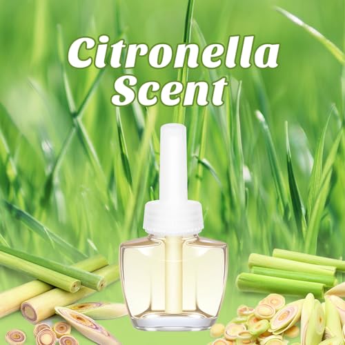 Image of Citronella Plug in Refills, 12 Pack Citronella Scented Oil, Summmer Scents