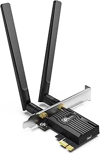 TP-Link WiFi 6 PCIe WiFi Card for Desktop PC - AX3000 Dual Band Network Card
