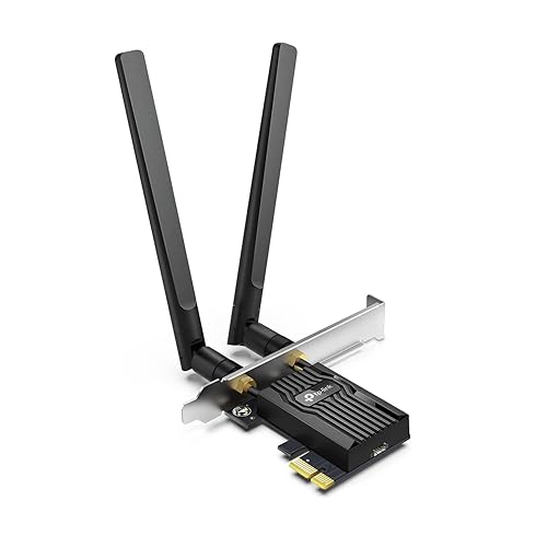 TP-Link WiFi 6 PCIe WiFi Card for Desktop PC AX3000 (Archer TX55E), Bluetooth 5.2, WPA3, 802.11ax Dual Band Wireless Adapter with MU-MIMO, Ultra-Low Latency, Supports Windows 11, 10 (64bit) Only - AX3000, WiFi 6