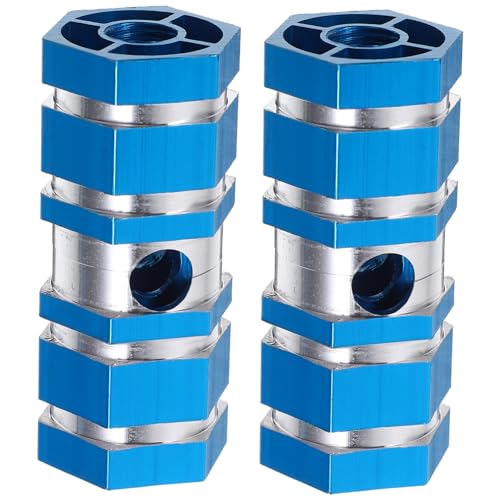 Anneome Aluminum Alloy Bike Pegs Pedals for Mountain Bike 60kg Capacity Durable Rear Seat Axle for Biking