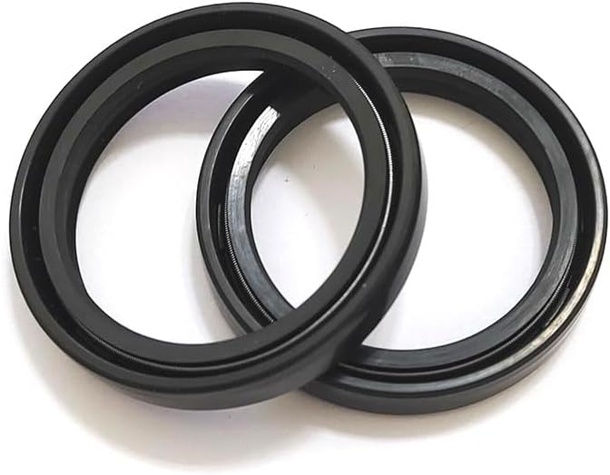 リップシール、ダブルリップオイルシール TC ニトリルスケルトンオイルシール ブラック 40mm ID 複数サイズ(40x52x10