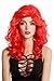 WIG ME UP - WL-3010-137 Damenperücke Perücke Star Diva feurig rot lang gewellt voluminös toupiert 80er 55cm