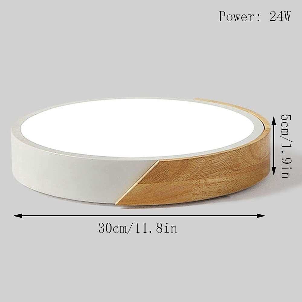 Simple and Ultra-Thin Ceiling Light Fixture Flush Mount Led Ceiling Lamp Interior Adjustable Three-Color round Flat Light Light for Bedroom, Living Room Hotel (Color : Black, Size : 2/White/