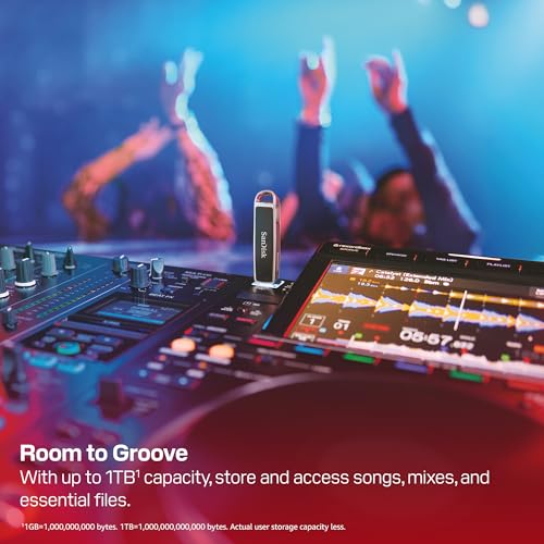 DJ Dual Drive 512GB (Pioneer DJ e AlphaTheta compatibili, Unità flash con USB-A/USB-C, Velocità di lettura fino a 1000 MB/s, scrittura fino a 900 MB/s, 3 mesi di piano Creative di rekordbox) - Chiavetta USB - Immagine 2