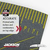 Jackson Safety CURV-O-MARK Wrap-A-Round linijka do spawania/rur, bardzo duża (długość: 2,1 m), szara – 177 g, J1869 – zastosowanie w wysokiej temperaturze.