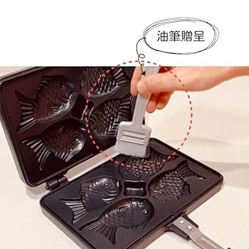 たい焼き　黒XL Amazon | Tonain鯛焼きメーカー業務用電気たい焼き機、6個、業務