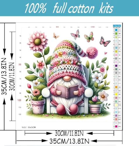 Image of Dragon Stamped Cross Stitch Kits for Beginners Adults, Flower Book Dimensions Needlepoint Art Crafts,Counted Cross Stitch Kits Embroidery Kits for Beginners Adults for Home Decor 15.7X11.8inch