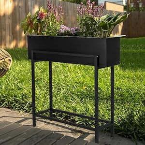 Ilyapa Erhöhter Pflanzkasten mit Beinen 73x83cm