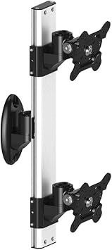 Dual VESA Wall Mount Top Down w/Quick Release & Low Profile