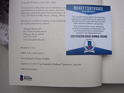 rod laver signed book rod laver an autobiography beckett bas authentic auto