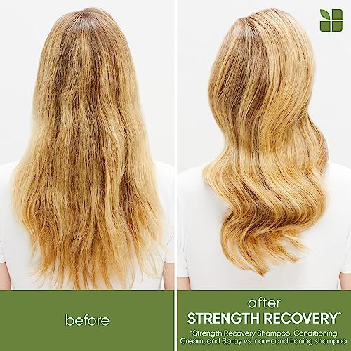 Biolage Strength Recovery Shampoo | Gently Cleanses & Reduces Breakage | For All Damaged & Sensitized Hair | Vegan | Cruelty-Free | Strengthening Shampoo | Infused With Vegan Squalane | 13.5 Fl. Oz #TOP2